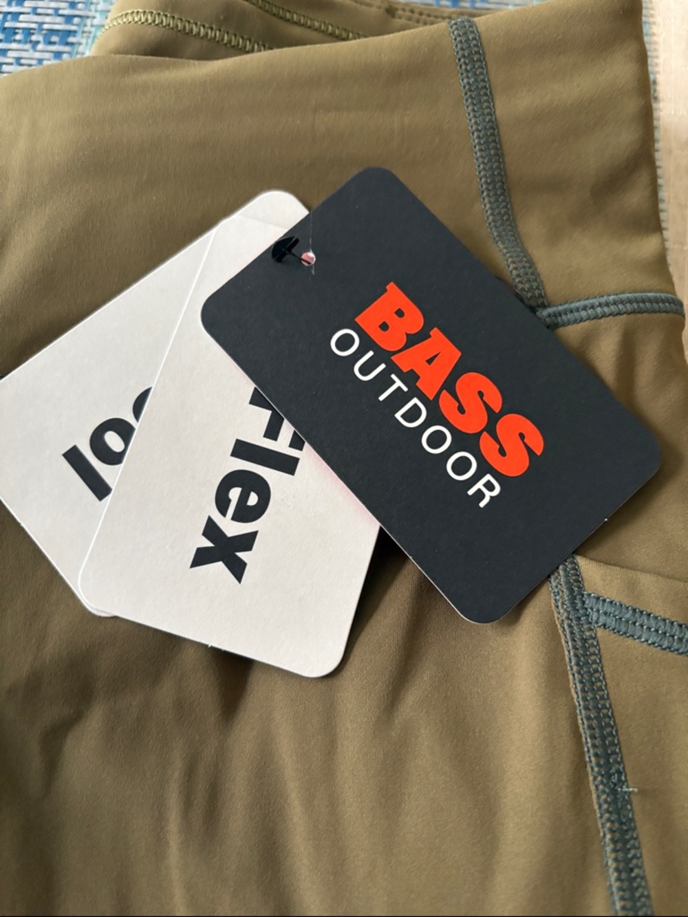 NWT Bass Outdoor Olive Green Performance Leggings XS - Picture 2 of 7